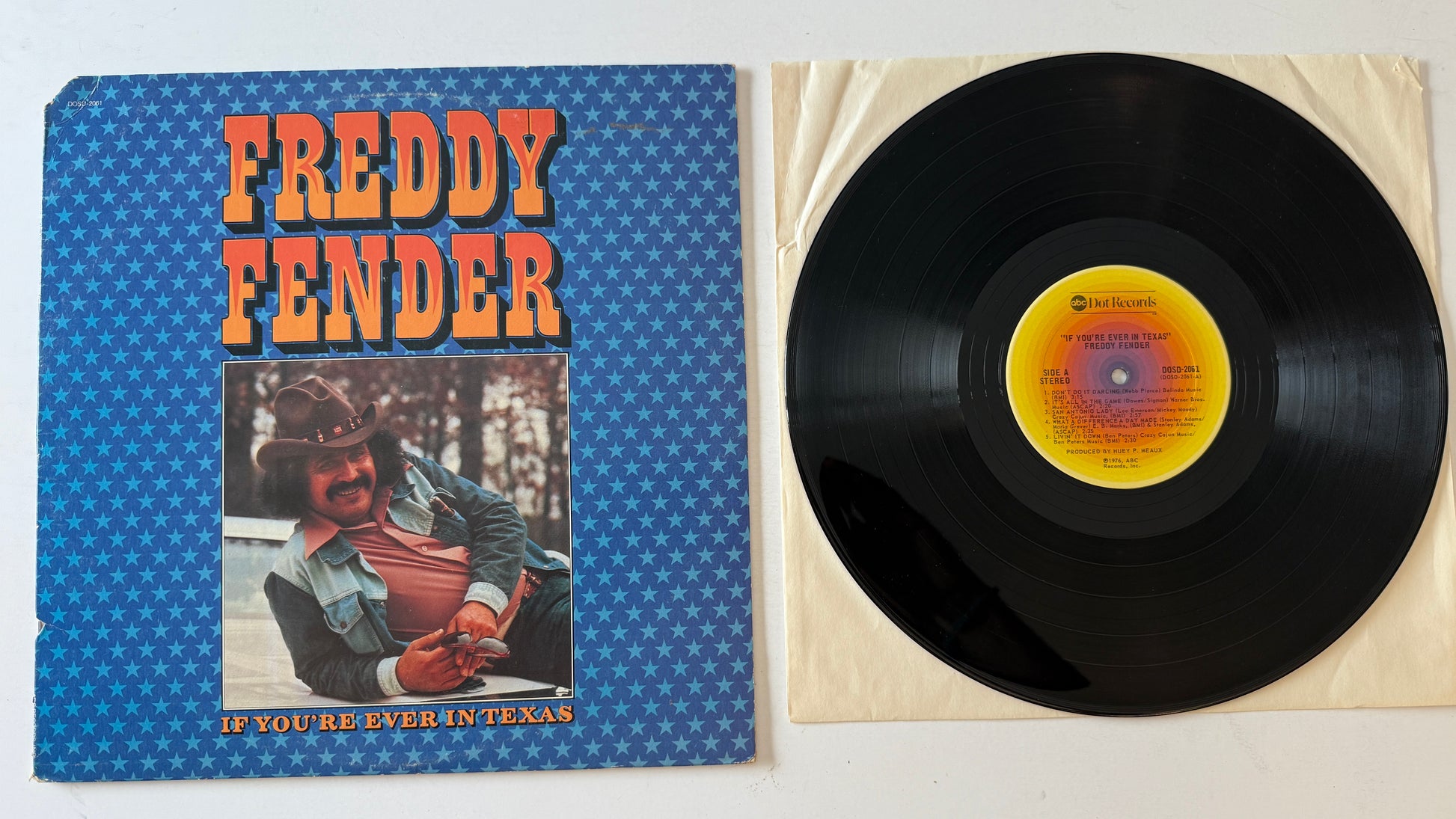 Freddy Fender If You're Ever In Texas Used Vinyl LP VG+\VG
