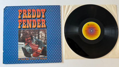 Freddy Fender If You're Ever In Texas Used Vinyl LP VG+\VG
