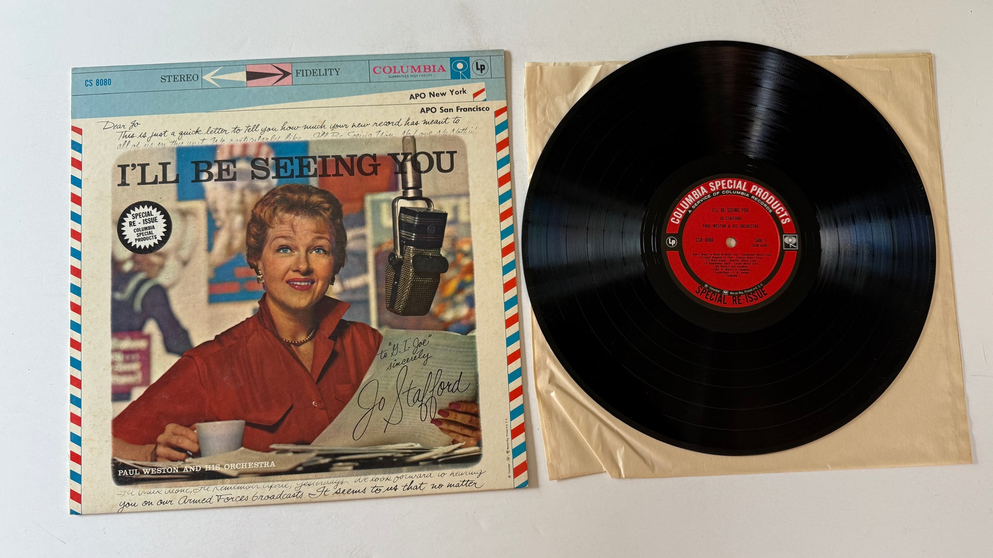 Jo Stafford I'll Be Seeing You Used Vinyl LP VG+\VG+