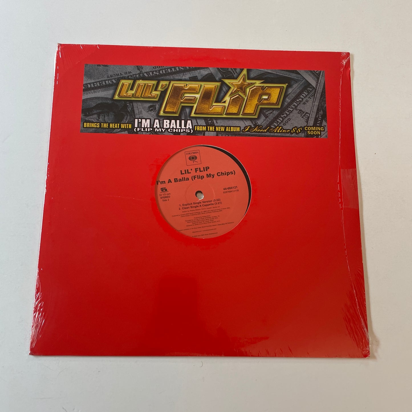 Lil' Flip I'm A Balla (Flip My Chips) 12" New Vinyl Single M\NM