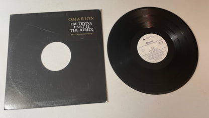 Omarion I'm Tryna (Part II The Remix) 12" Used Vinyl Single VG+\VG