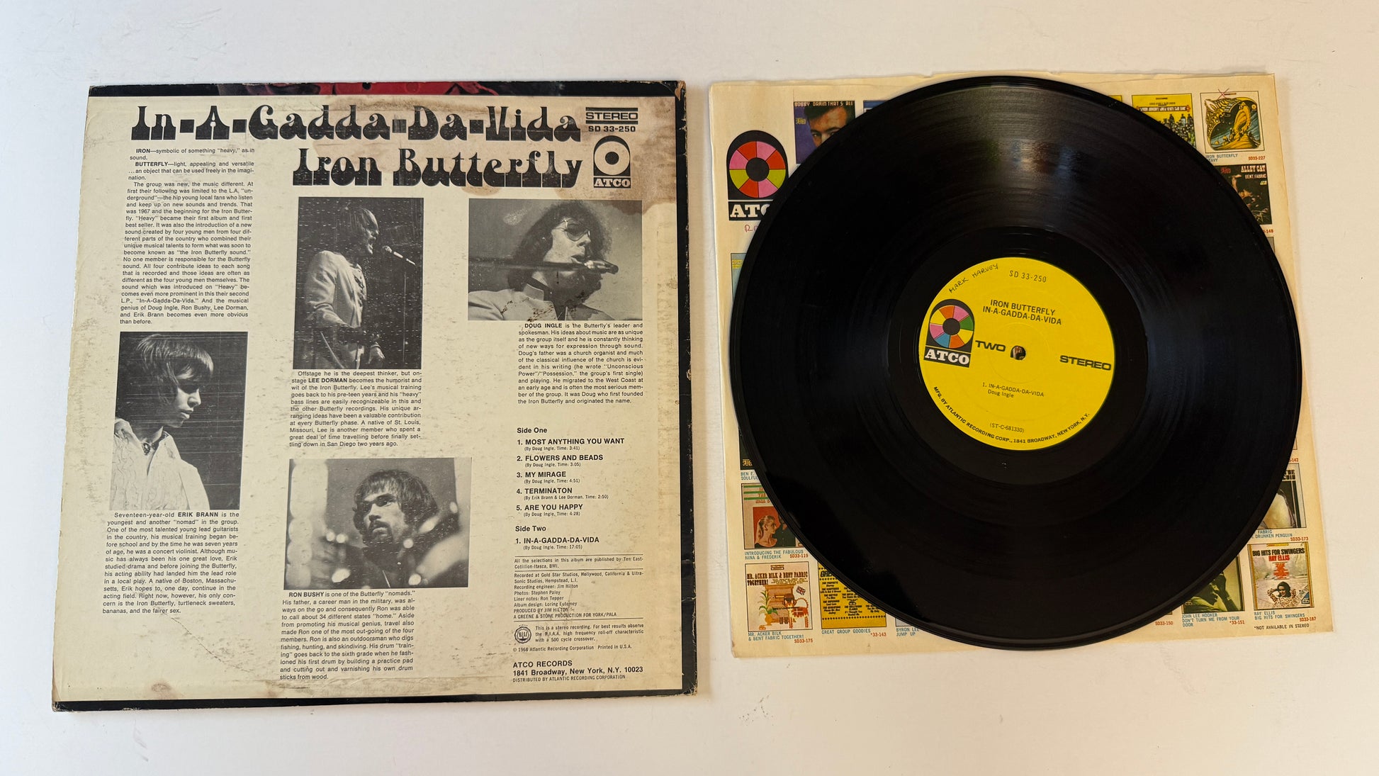 Iron Butterfly In-A-Gadda-Da-Vida Used Vinyl LP VG+\VG