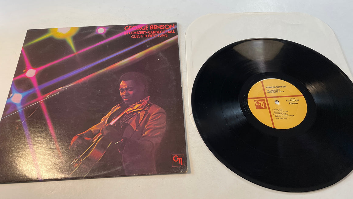George Benson Guest Hubert Laws In Concert - Carnegie Hall Used Vinyl LP VG+\VG+