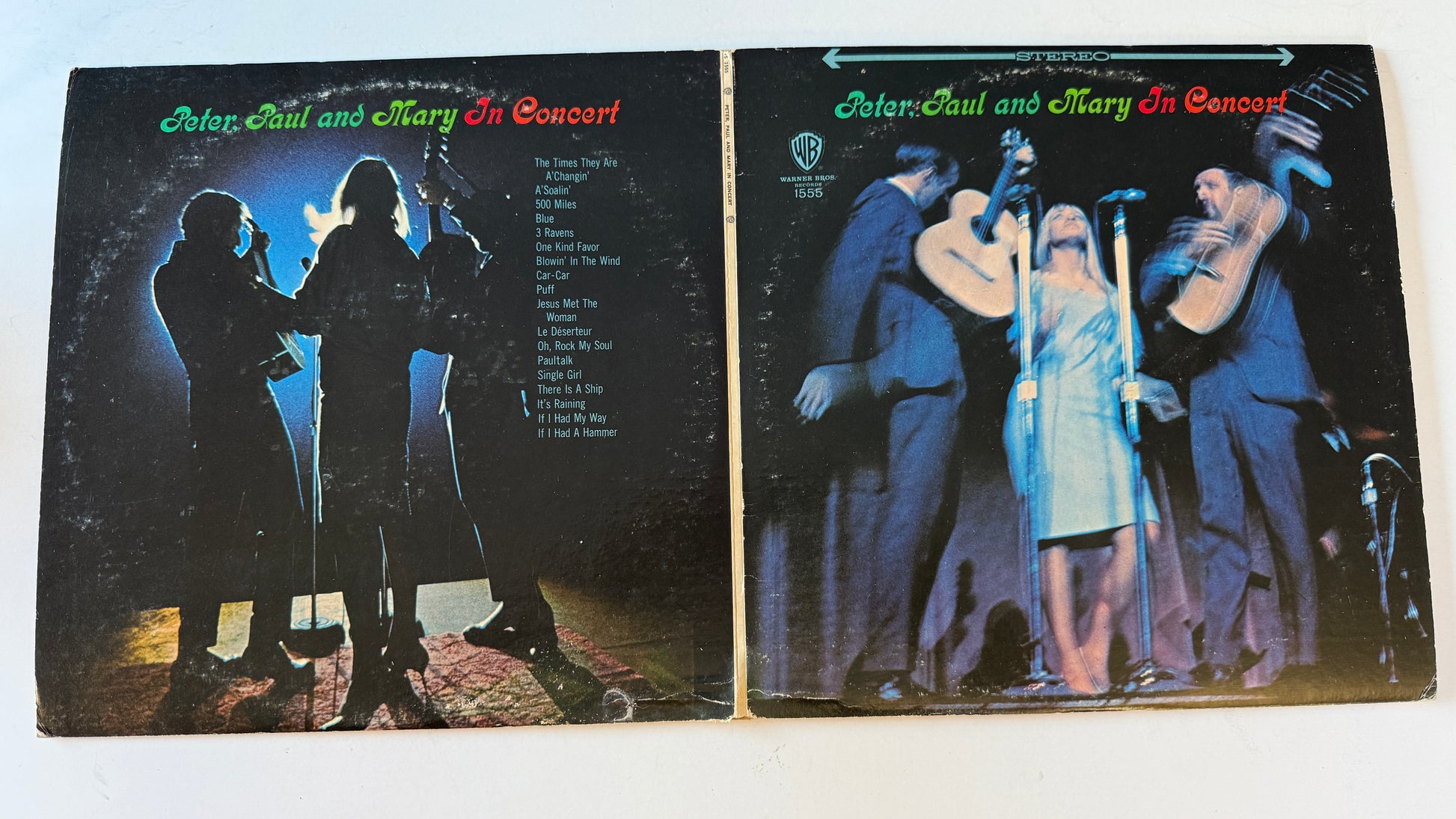 Peter, Paul & Mary In Concert Used Vinyl 2LP VG+\VG