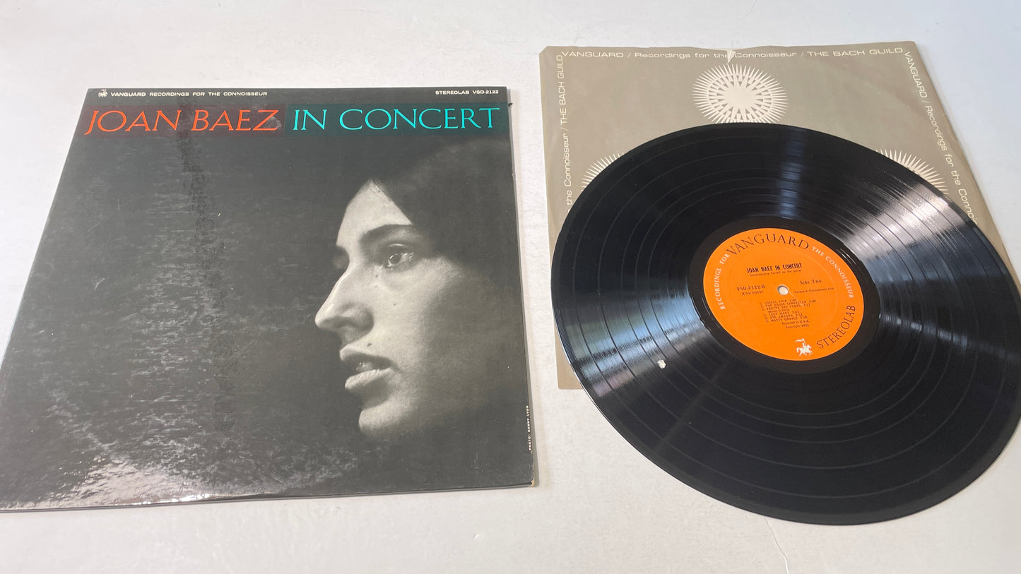 Joan Baez In Concert Used Vinyl LP VG+\VG+