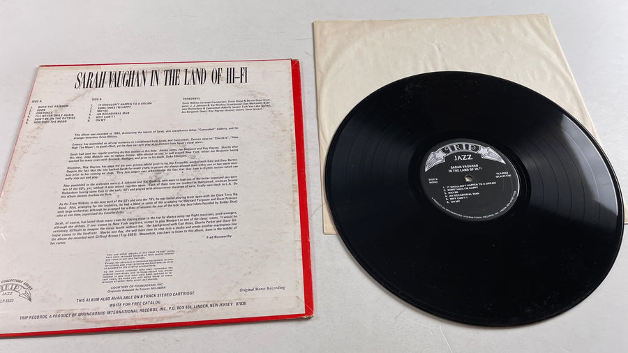 Sarah Vaughan In The Land Of Hi-Fi Used Vinyl LP VG+\G+