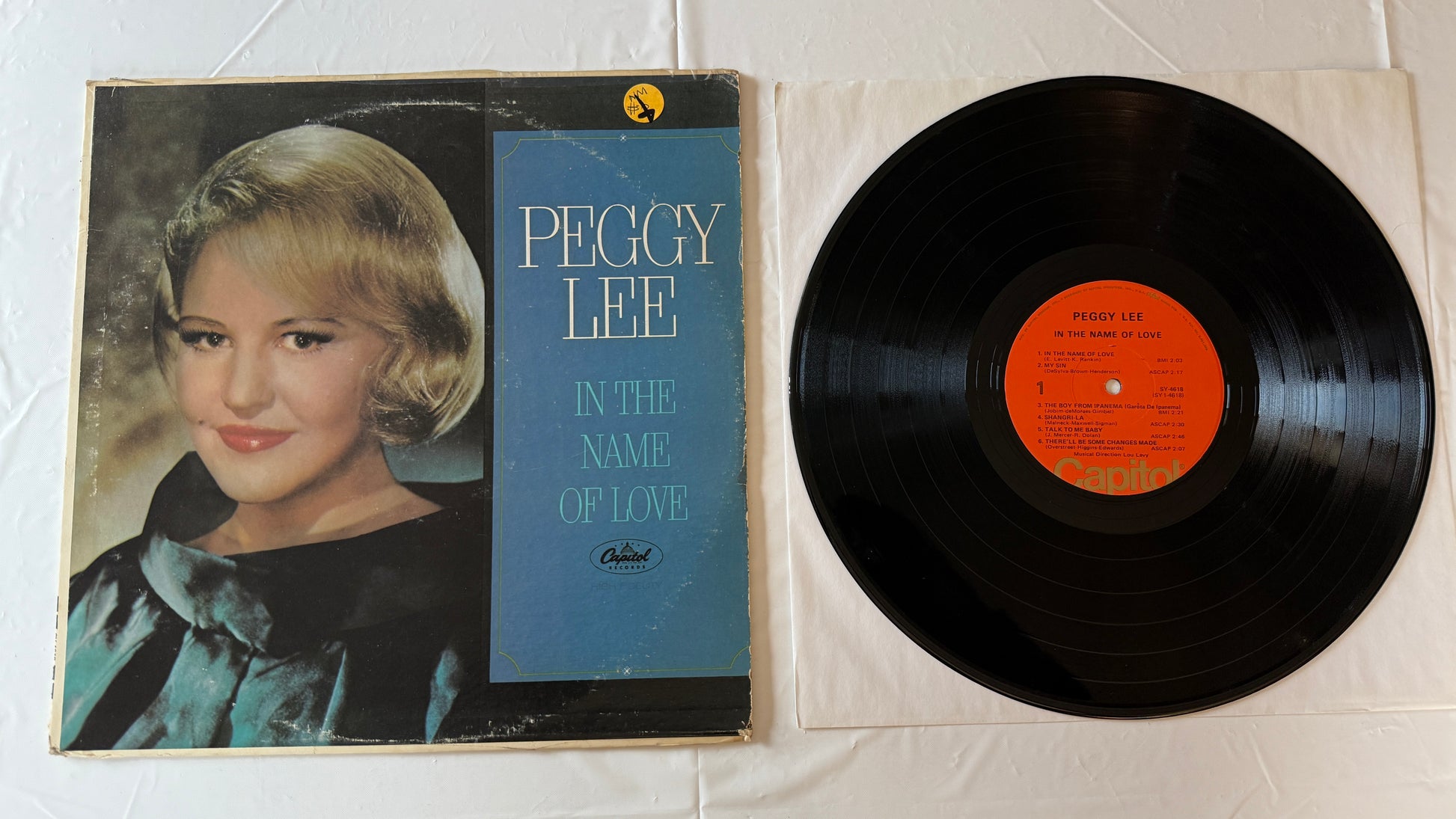 Peggy Lee In The Name Of Love Used Vinyl LP VG\G+