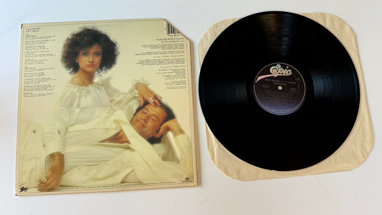 Louise Mandrell Inseparable Used Vinyl LP VG+\VG