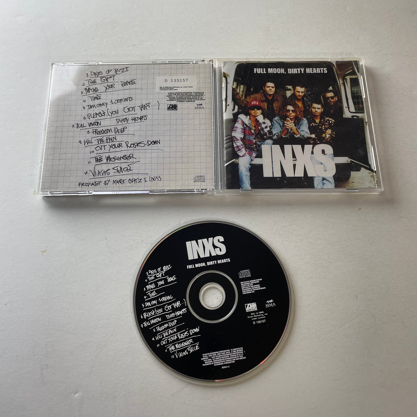 INXS Full Moon, Dirty Hearts Used CD VG+\VG+