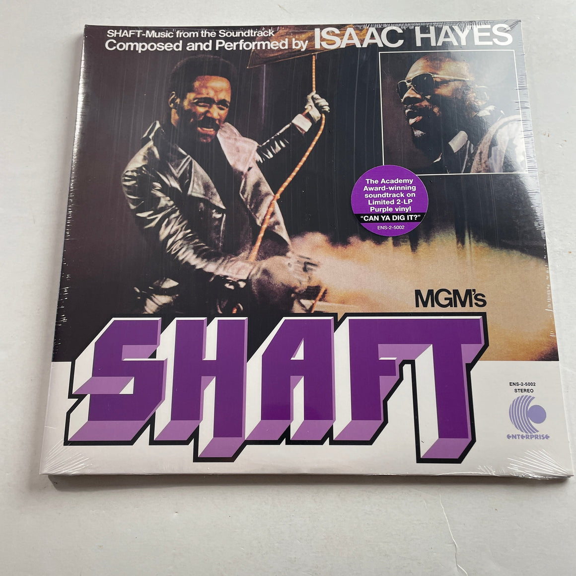 Isaac Hayes Shaft New Colored Vinyl 2LP M\M
