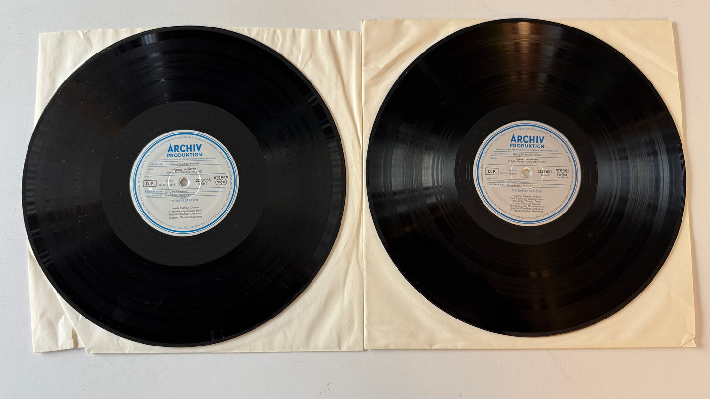 Georg Friedrich Händel Israel In Egypt Used Vinyl 2LP VG+\VG