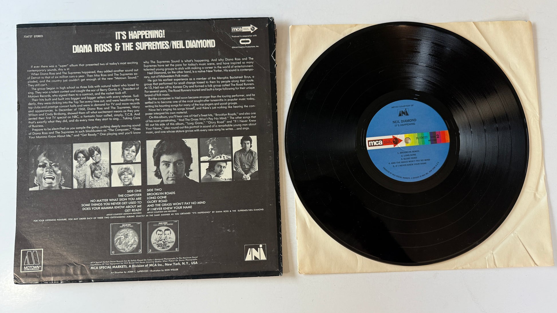 The Supremes It's Happening! Used Vinyl LP VG+\VG