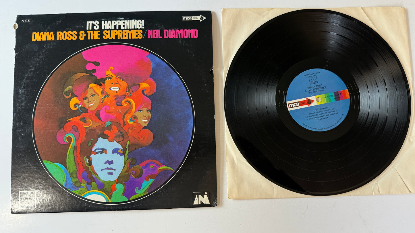 The Supremes It's Happening! Used Vinyl LP VG+\VG