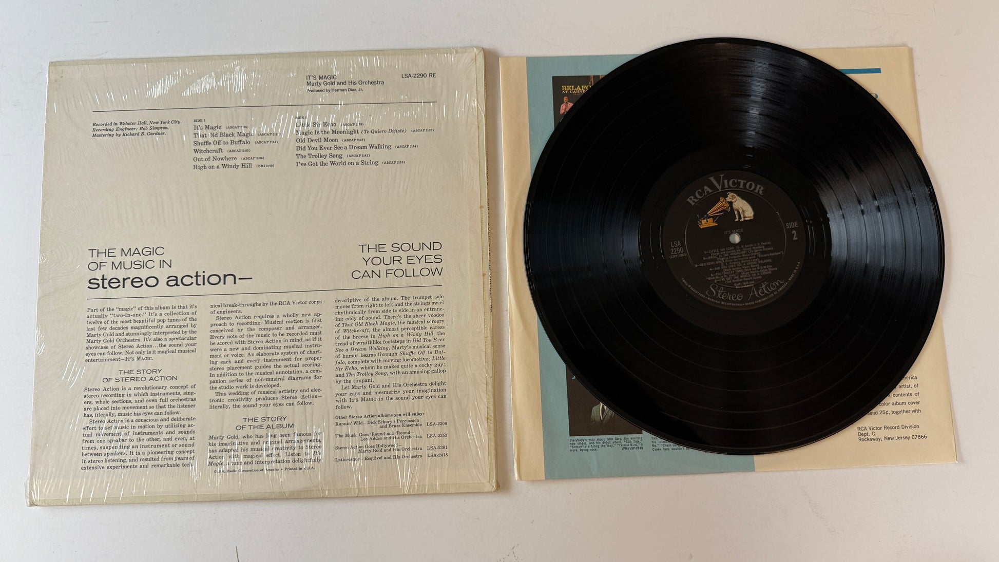 Marty Gold And His Orchestra It's Magic Used Vinyl LP VG+\VG+
