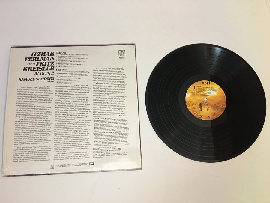 Itzhak Perlman Plays Fritz Kreisler Volume 3 Used Vinyl LP VG+\VG+
