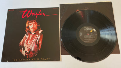 Waylon Jennings I've Always Been Crazy Used Vinyl LP VG+\VG+