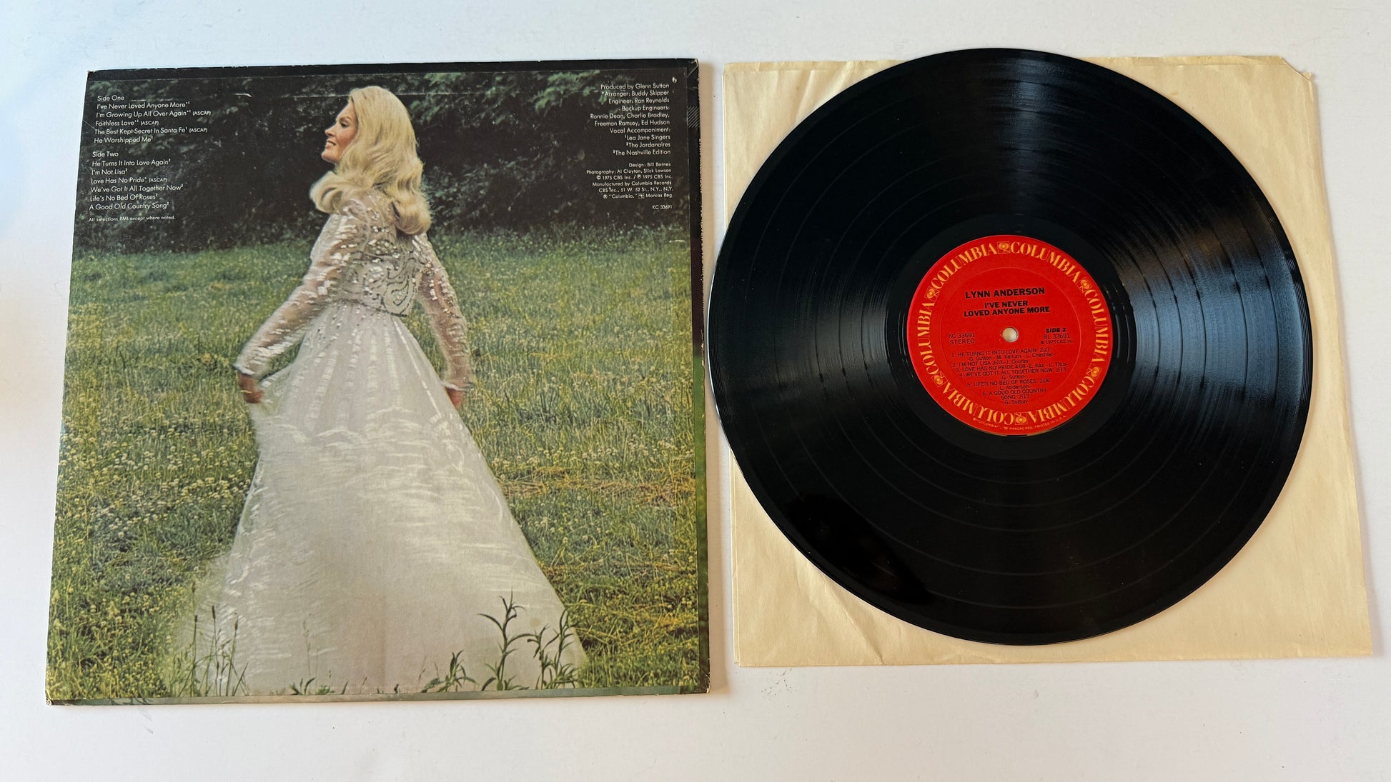 Lynn Anderson I've Never Loved Anyone More Used Vinyl LP VG+\VG
