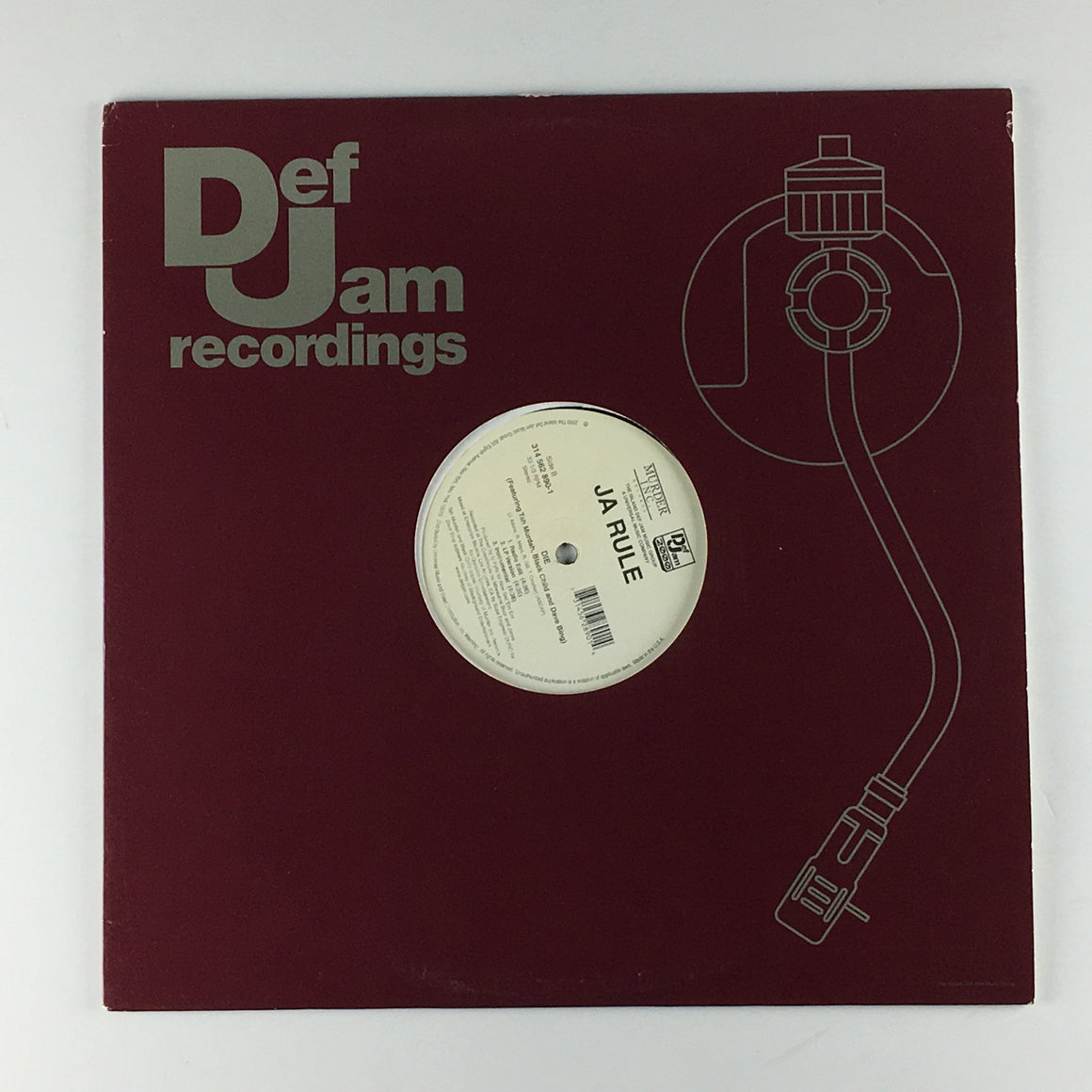 Ja Rule ‎ Between Me And You / Die 12" Used Vinyl Single VG\VG+