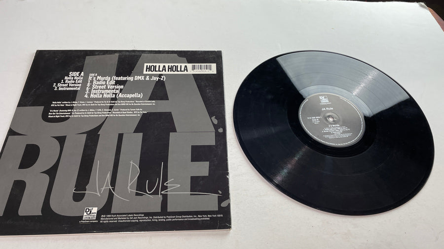 Ja Rule Holla Holla 12" Used Vinyl Single VG+\VG+