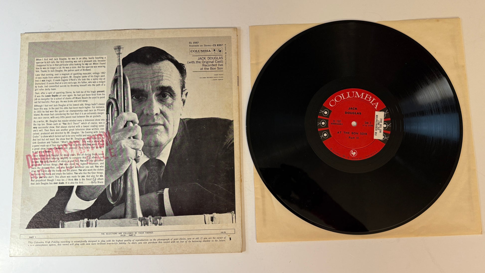 Jack Douglas Jack Douglas (With The Original Cast) Used Vinyl LP VG+\VG