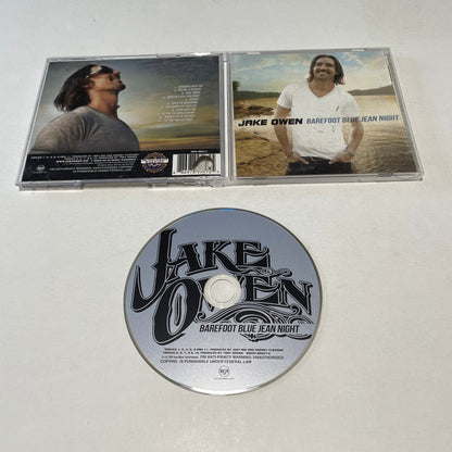 Jake Owen Barefoot Blue Jean Night Used CD VG+\VG Silver