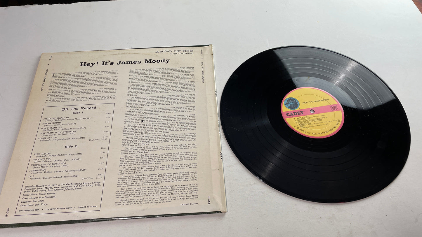 James Moody Hey! It's James Moody Used Vinyl LP VG+\G+