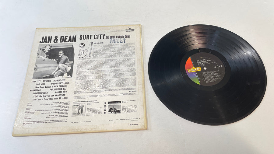 Jan & Dean Surf City And Other Swingin’ Cities Used Vinyl LP VG+\VG