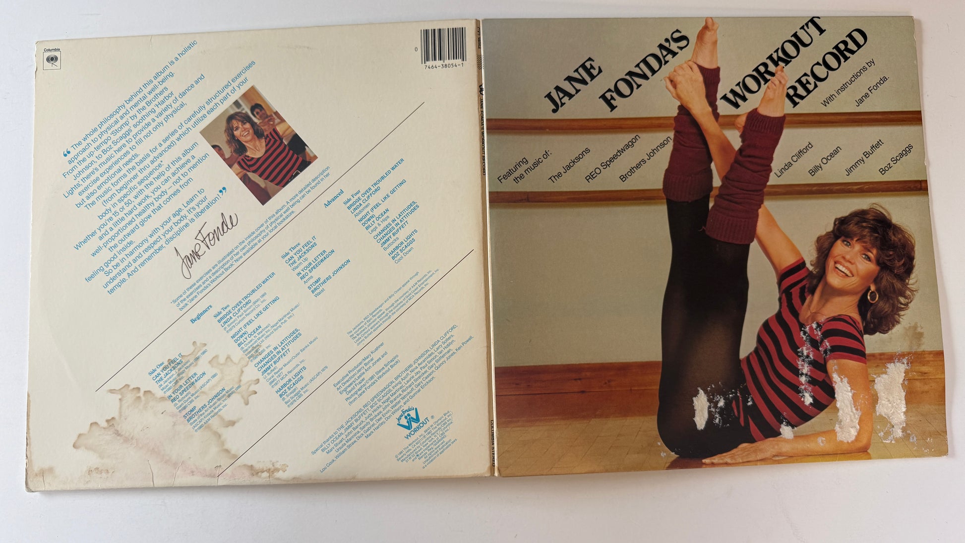 Various Jane Fonda's Workout Record Used Vinyl 2LP VG+\VG