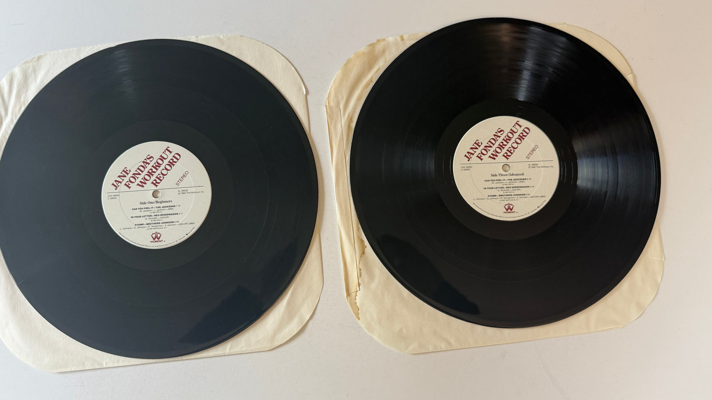 Various Jane Fonda's Workout Record Used Vinyl 2LP VG+\VG