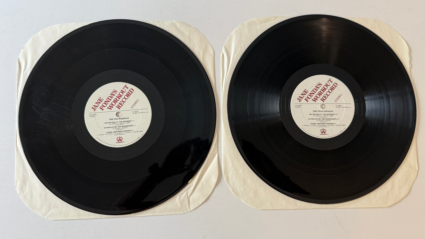 Various Jane Fonda's Workout Record Used Vinyl 2LP VG+\VG+