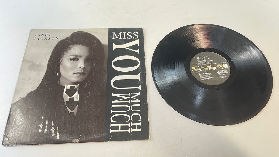 Janet Jackson Miss You Much 12" Used Vinyl Single VG+\G+