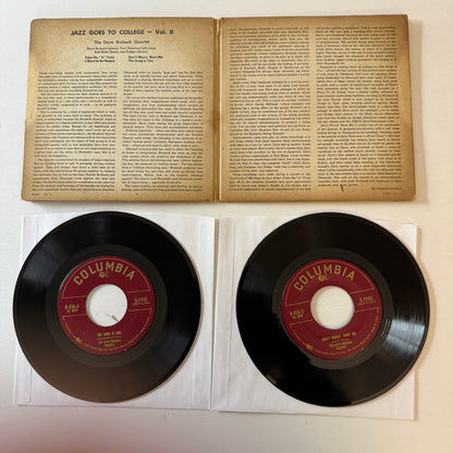 The Dave Brubeck Quartet Jazz Goes To College - Vol. II Used 45 RPM 7" Vinyl VG+\