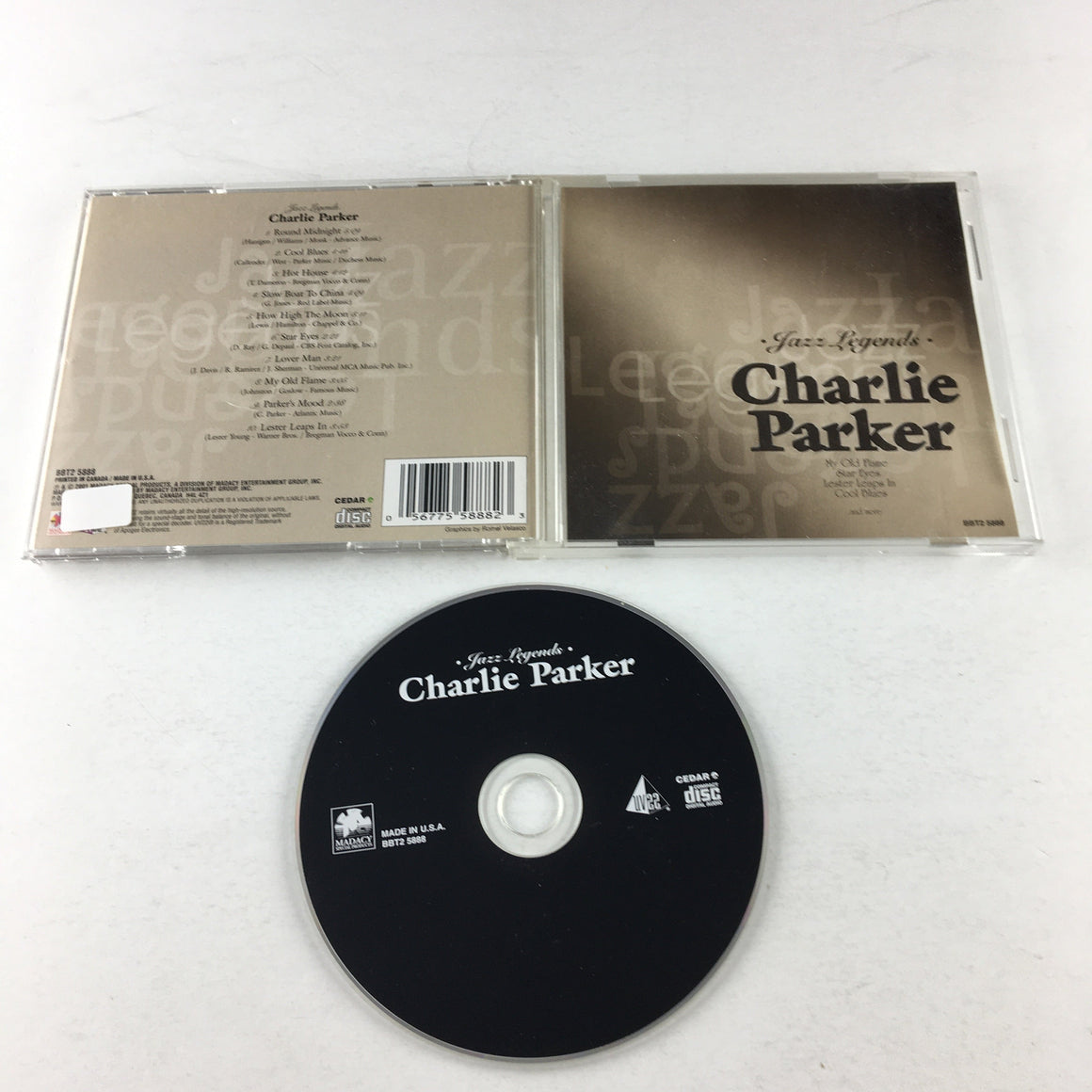 Jazz Legends Charlie Parker VG+\VG+