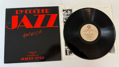 Ry Cooder Jazz Used Vinyl LP VG+\VG