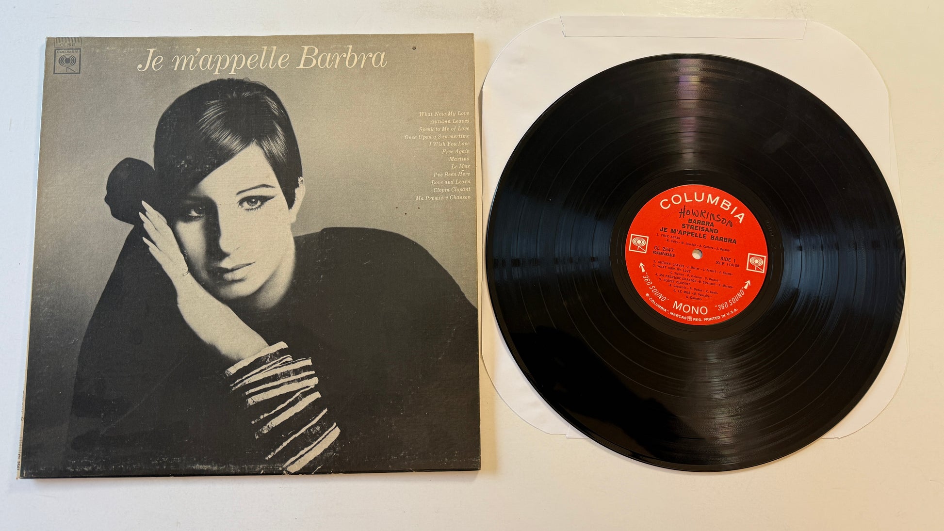 Barbra Streisand Je M'appelle Barbra Used Vinyl LP VG+\VG