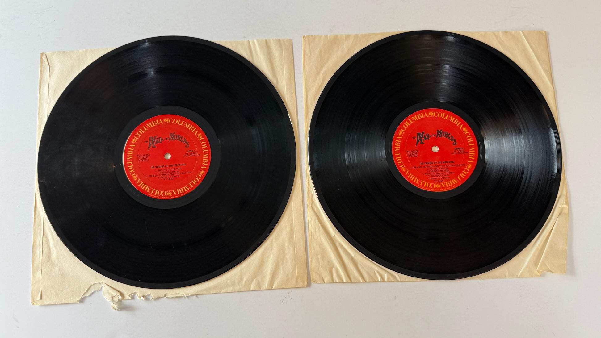 Jeff Wayne Jeff Wayne's Musical Version Of The War Of The Worlds Used Vinyl 2LP VG+\G+
