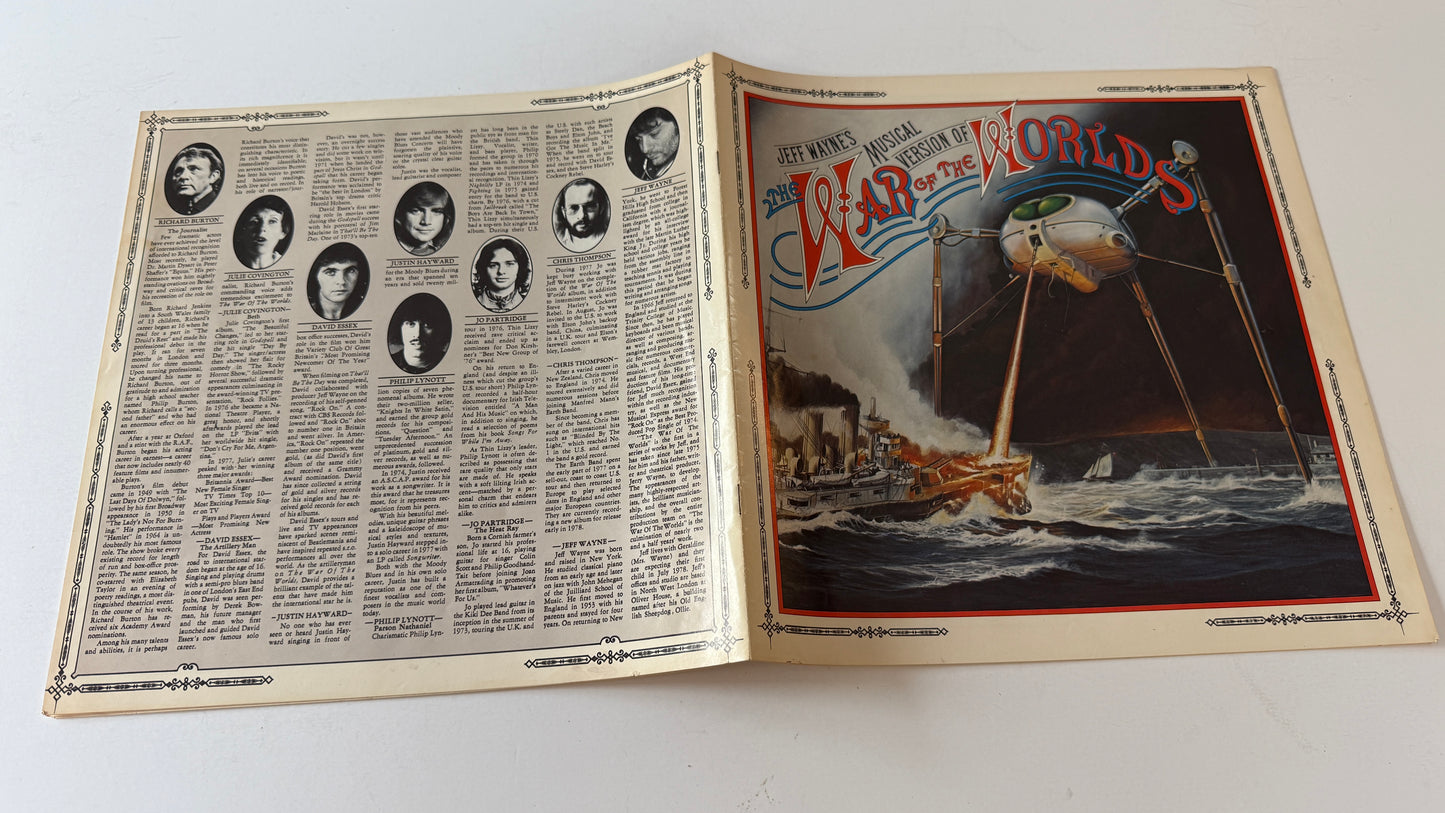 Jeff Wayne Jeff Wayne's Musical Version Of The War Of The Worlds Used Vinyl 2LP VG+\G+