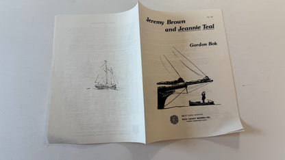 Gordon Bok Jeremy Brown And Jeannie Teal Used Vinyl LP VG+\VG+