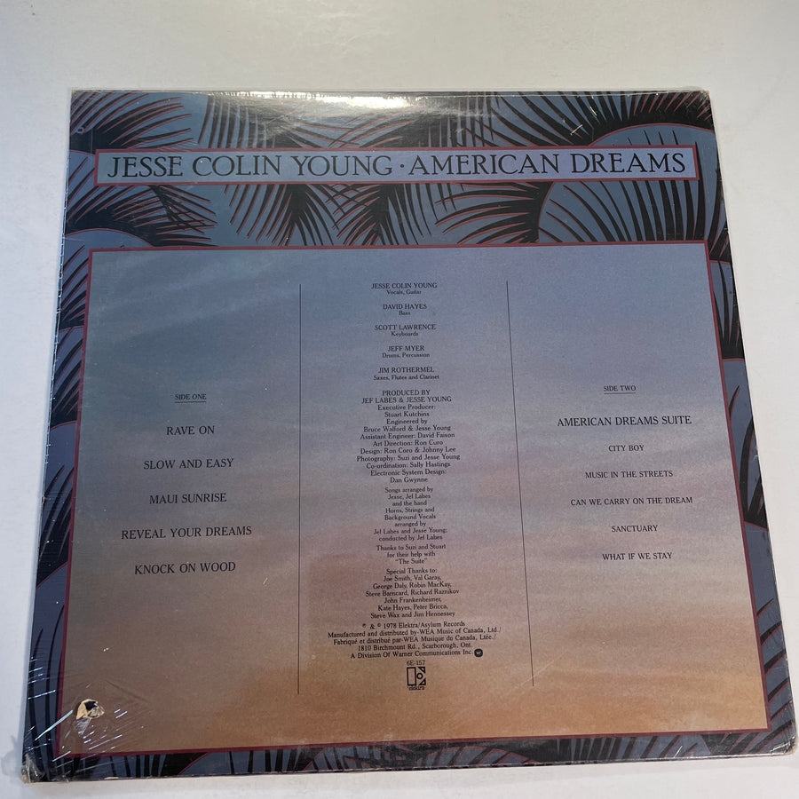 Jesse Colin Young American Dreams Used Vinyl LP M\VG