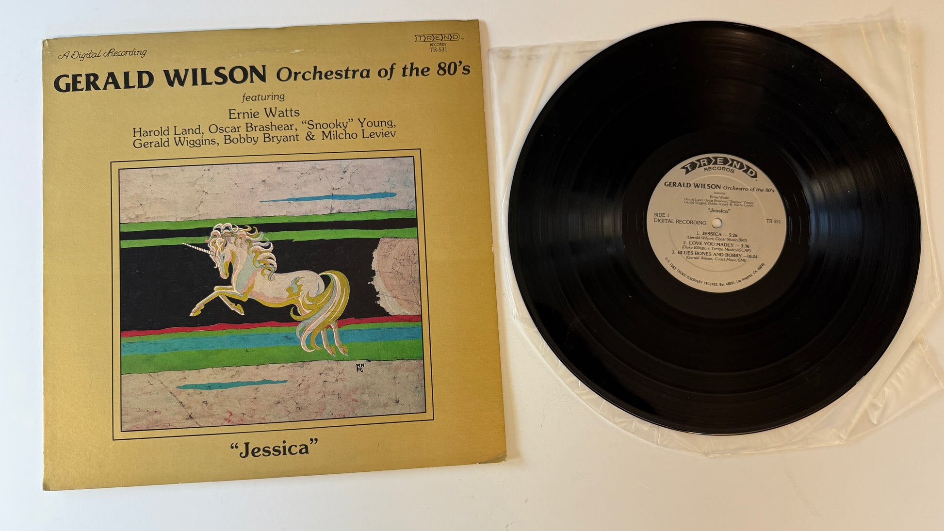 Gerald Wilson Orchestra Of The 80's Jessica Used Vinyl LP VG+\VG