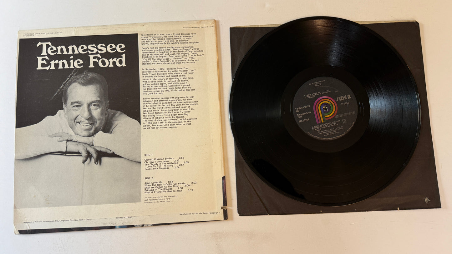 Tennessee Ernie Ford Jesus Loves Me Used Vinyl LP VG+\VG