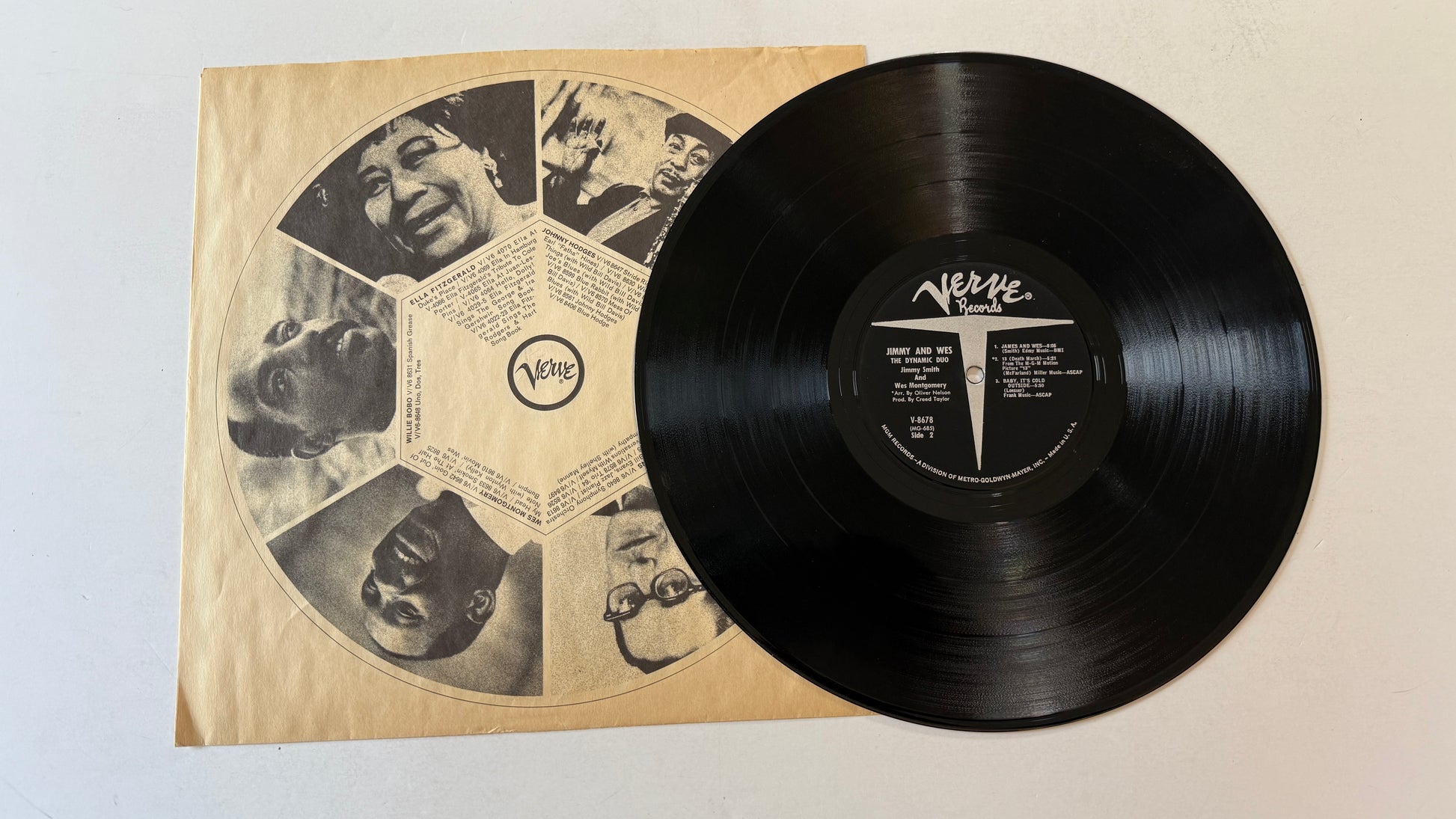 Jimmy Smith Jimmy & Wes Used Vinyl LP VG+\G+