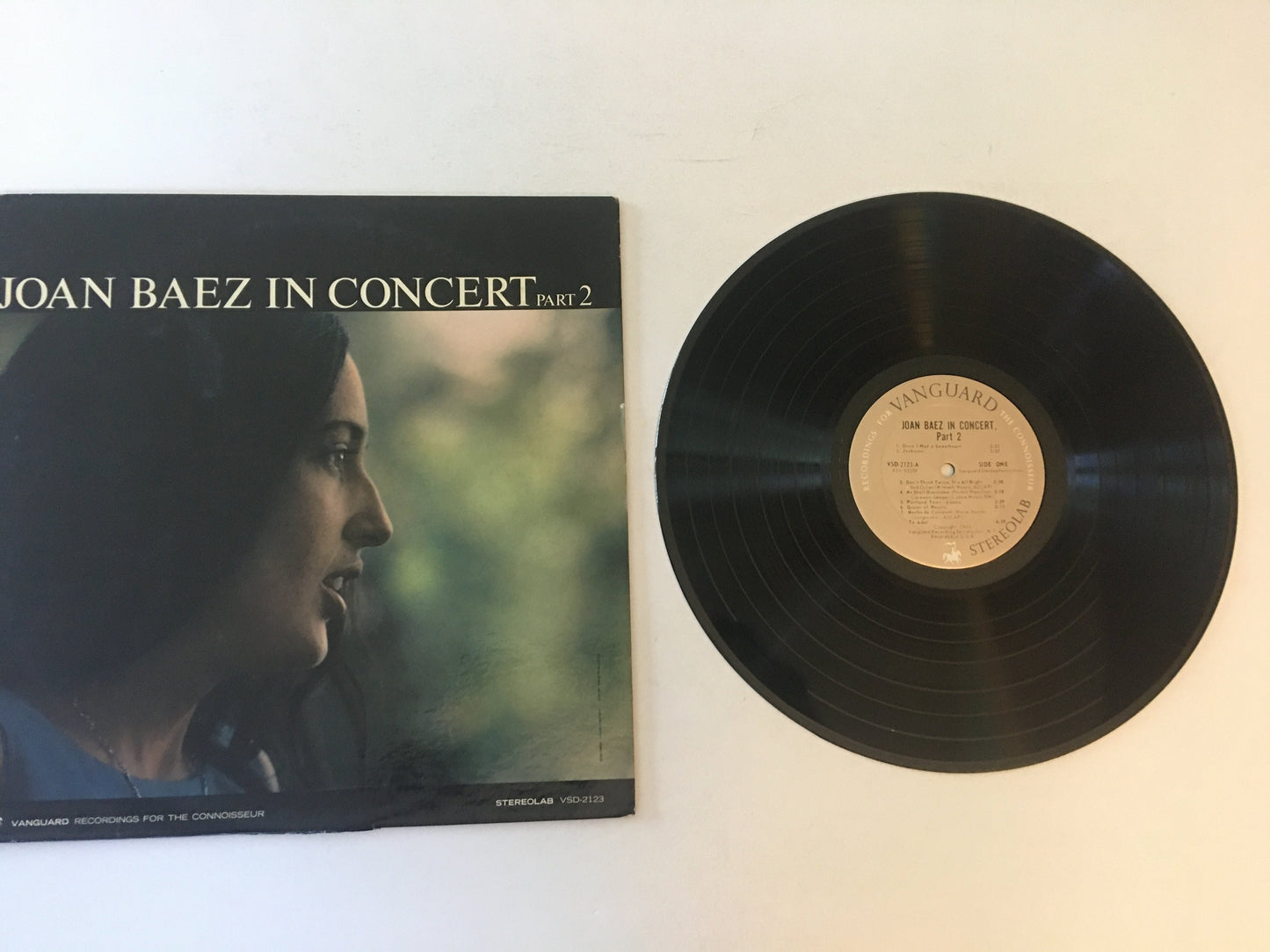 Joan Baez ‎ In Concert Part 2 Used Vinyl LP VG\G+