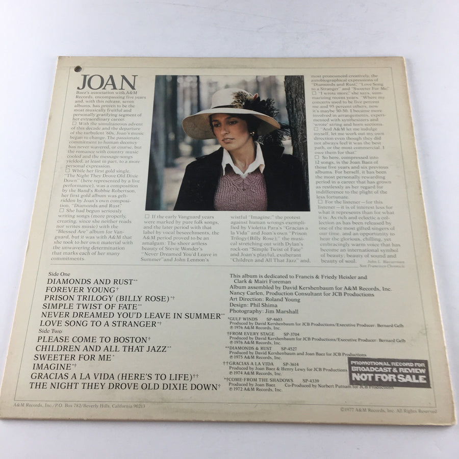 Joan Baez The Best Of Joan C. Baez Used Vinyl LP VG+\VG