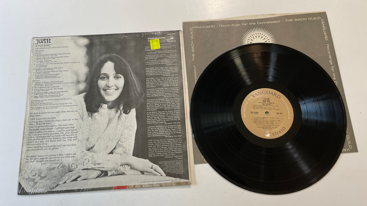 Joan Baez Joan Used Vinyl LP VG+\VG+