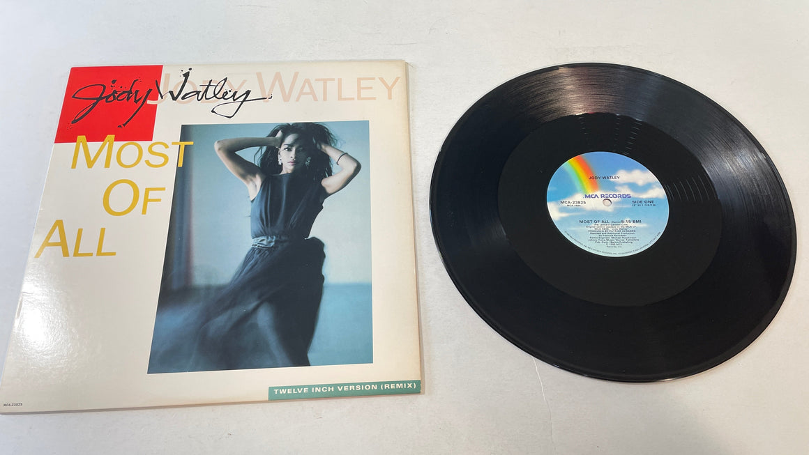 Jody Watley Most Of All (Remix) 12" Used Vinyl Single VG+\VG+