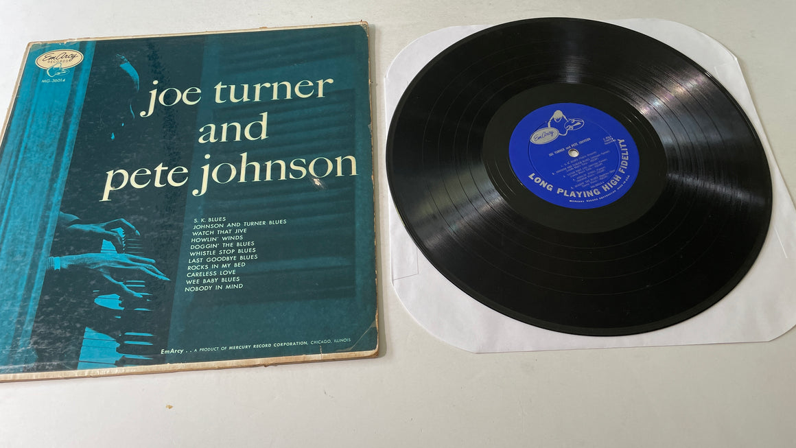 Big Joe Turner Joe Turner And Pete Johnson Used Vinyl LP VG+\G+