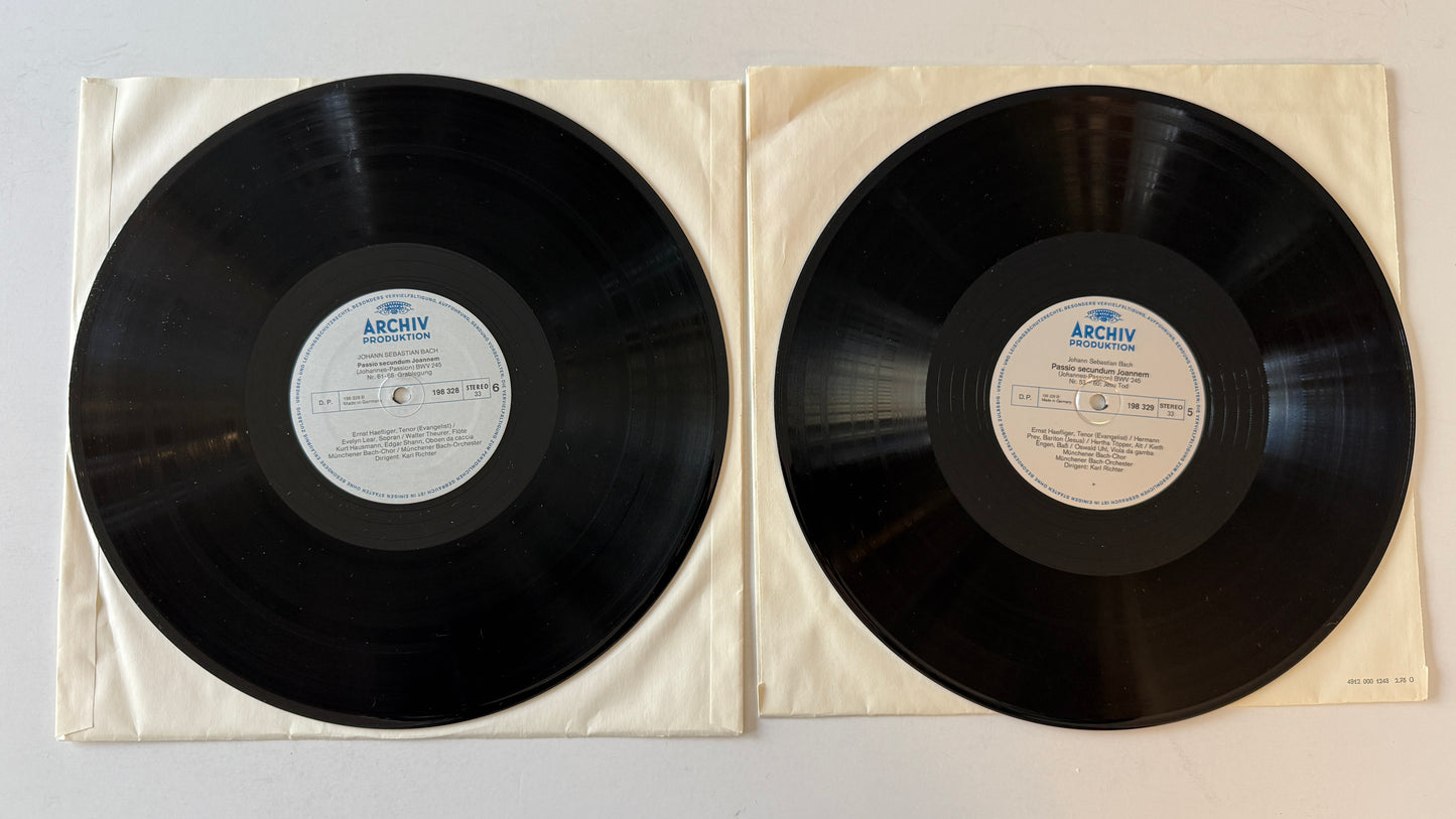 Johann Sebastian Bach Johannes-Passion (St. John Passion) (La Passion Selon Saint Jean) BWV 245 Used Vinyl Box Set VG+\VG