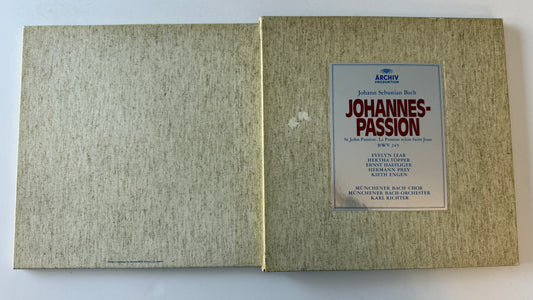 Johann Sebastian Bach Johannes-Passion (St. John Passion) (La Passion Selon Saint Jean) BWV 245 Used Vinyl Box Set VG+\VG