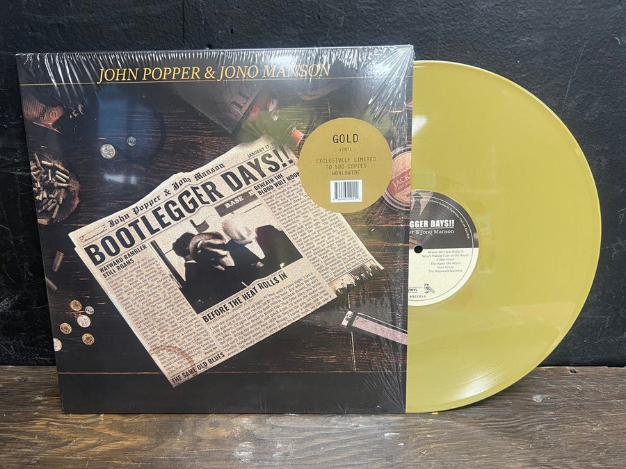 John Popper & Jono Manson BOOTLEGGER DAYS!! New Colored Vinyl LP M\M